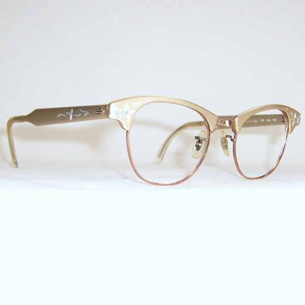 Classic 1960s Artcraft catseye frame - anodised aluminium - Image 2