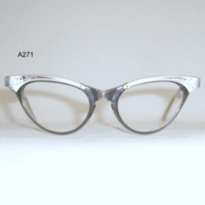 Classic 1960s Styl Rite Optical catseye frame - anodised aluminium