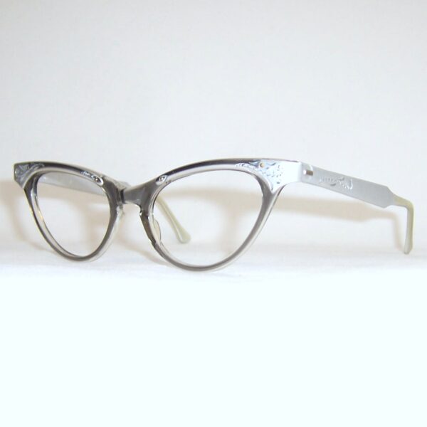 Classic 1960s Styl Rite Optical catseye frame - anodised aluminium - Image 3
