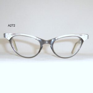 Classic 1960s Styl Rite Optical catseye frame - anodised aluminium