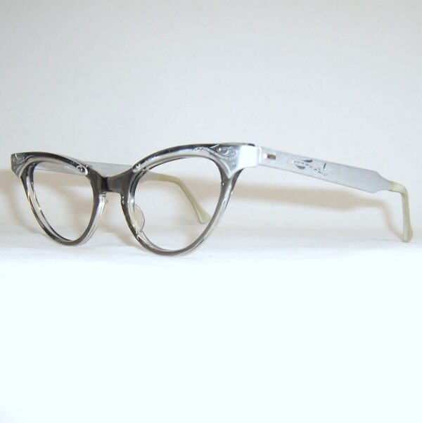 Classic 1960s Styl Rite Optical catseye frame - anodised aluminium - Image 2