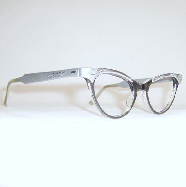 Classic 1960s Styl Rite Optical catseye frame - anodised aluminium - Image 3