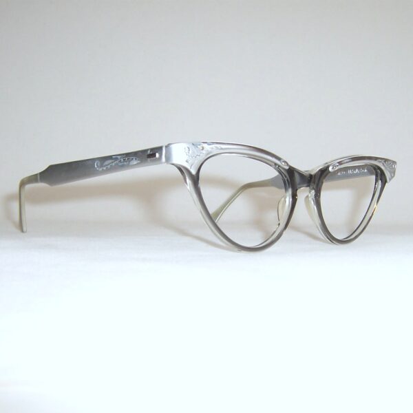 Classic 1960s Styl Rite Optical catseye frame - anodised aluminium - Image 2