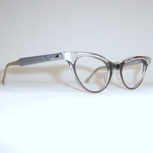 Classic 1960s Styl Rite Optical catseye frame - anodised aluminium - Image 2