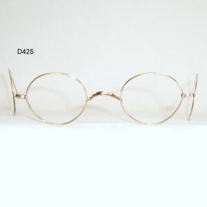 Edwardian gold filled pantoscopic frame