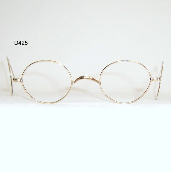 Edwardian gold filled pantoscopic frame