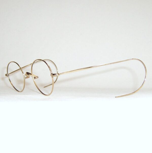 Edwardian gold filled pantoscopic frame - Image 3