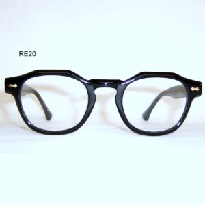 Black 1940/50s style - Ideal theatre/film/everyday wear frame - larger style