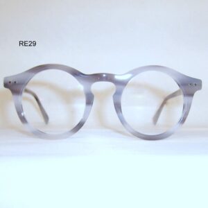 Horn grey 1930/40s P3 style - Ideal theatre/film/everyday wear frame - larger style