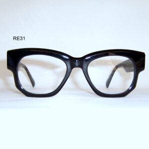 Black 1960/70s style - Ideal theatre/film/everyday wear frame - larger style
