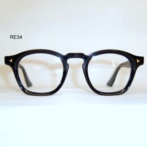 Black Arnel style - Ideal theatre/film/everyday wear frame - larger style