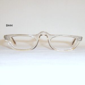 Vintage crystal 1970s reading spectacle frame