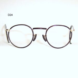 Unusual Gold and Acetate 1940s Spectacles