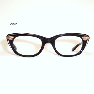 Classic 1960s black cats eye frame