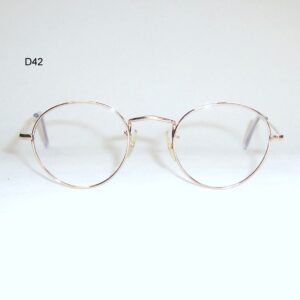 Gold filled 20th century pantoscopic spectacles by Merx - Vintage NHS 322 MJ