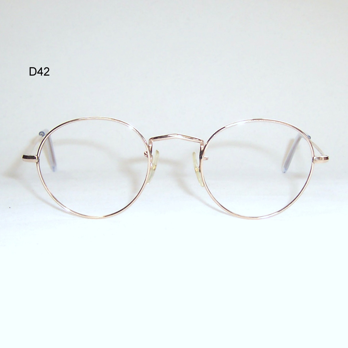 Gold filled 20th century pantoscopic spectacles by Merx - Vintage NHS 322 MJ