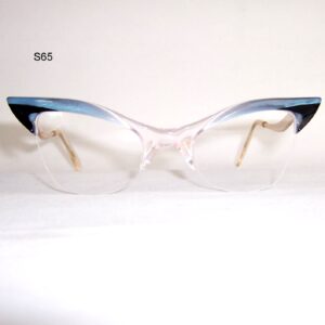 Exaggerated 1950/60's Brow line Supra Spectacles - by Birch